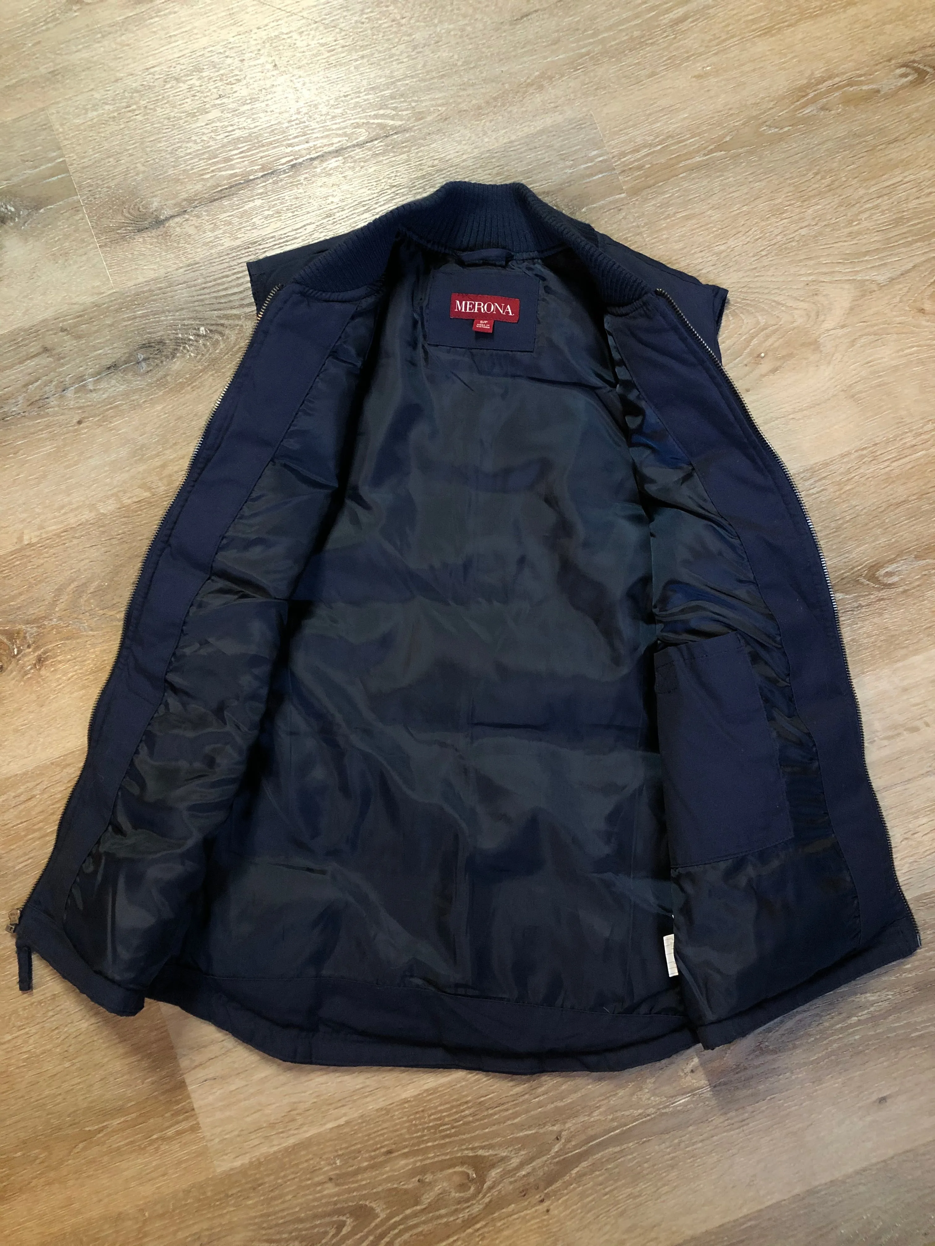 Merona Navy Blue Puffer Vest, SOLD