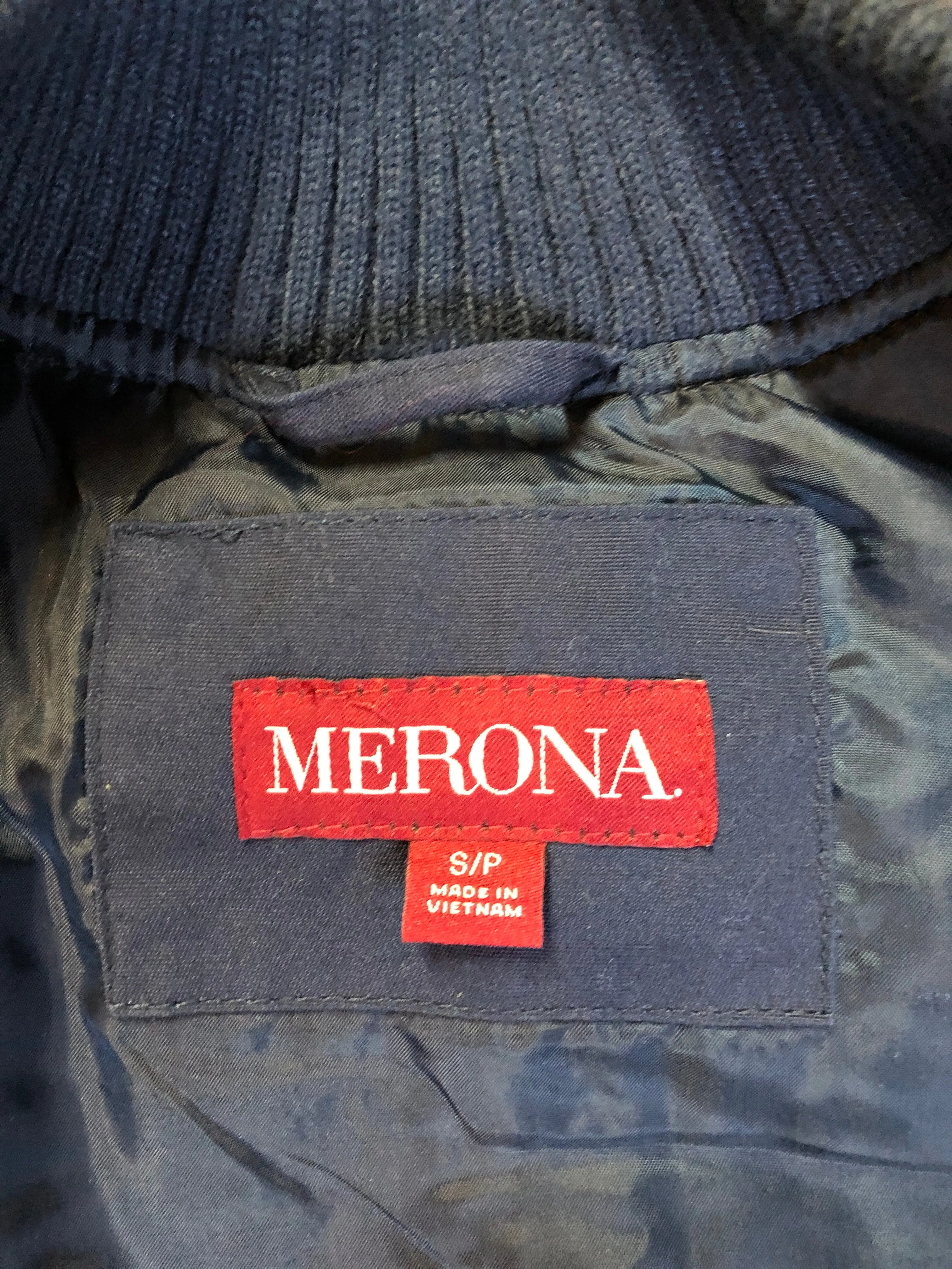 Merona Navy Blue Puffer Vest, SOLD