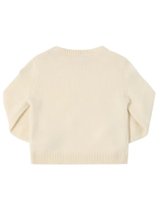Moncler   Logo virgin wool &amp; cashmere sweater 