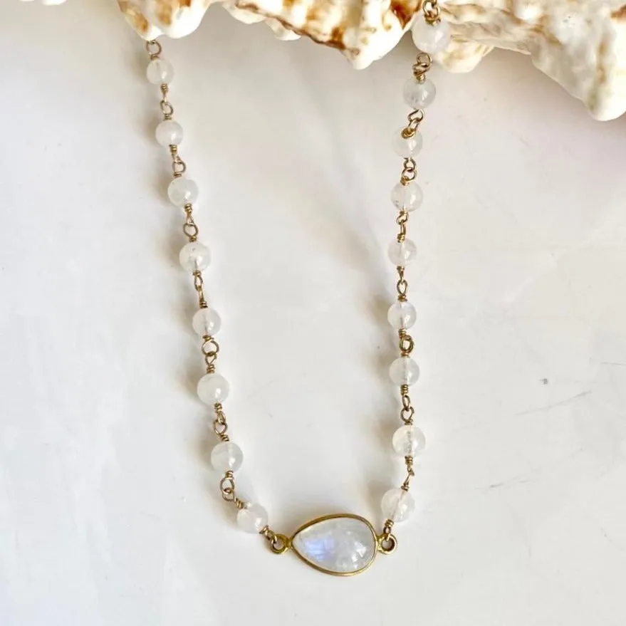 Moonstone Choker - Lana