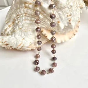 Moonstone Necklace - Chioccolato