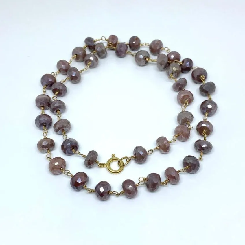 Moonstone Necklace - Chioccolato