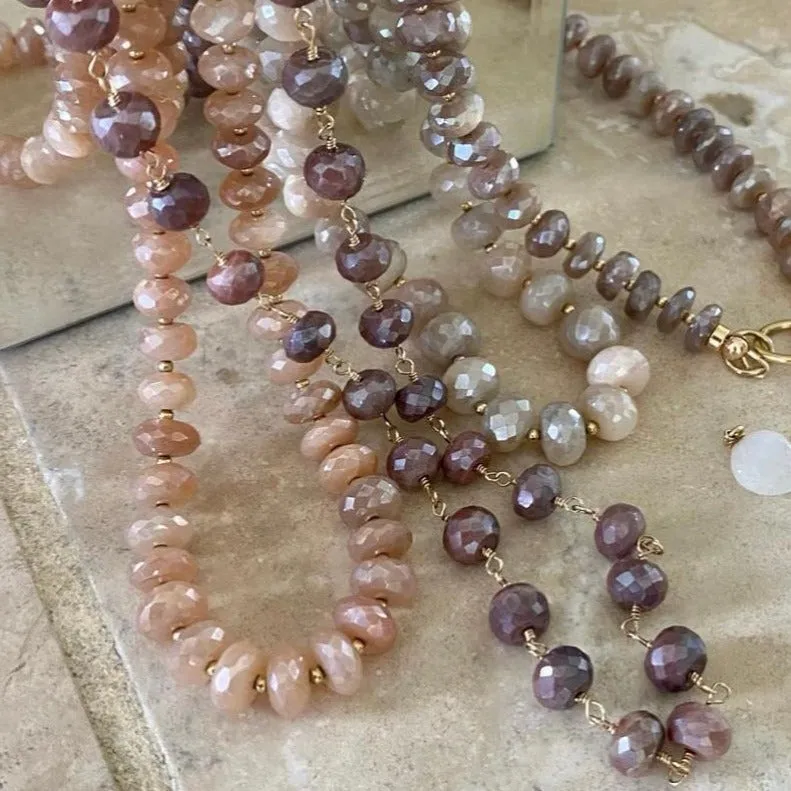 Moonstone Necklace - Chioccolato
