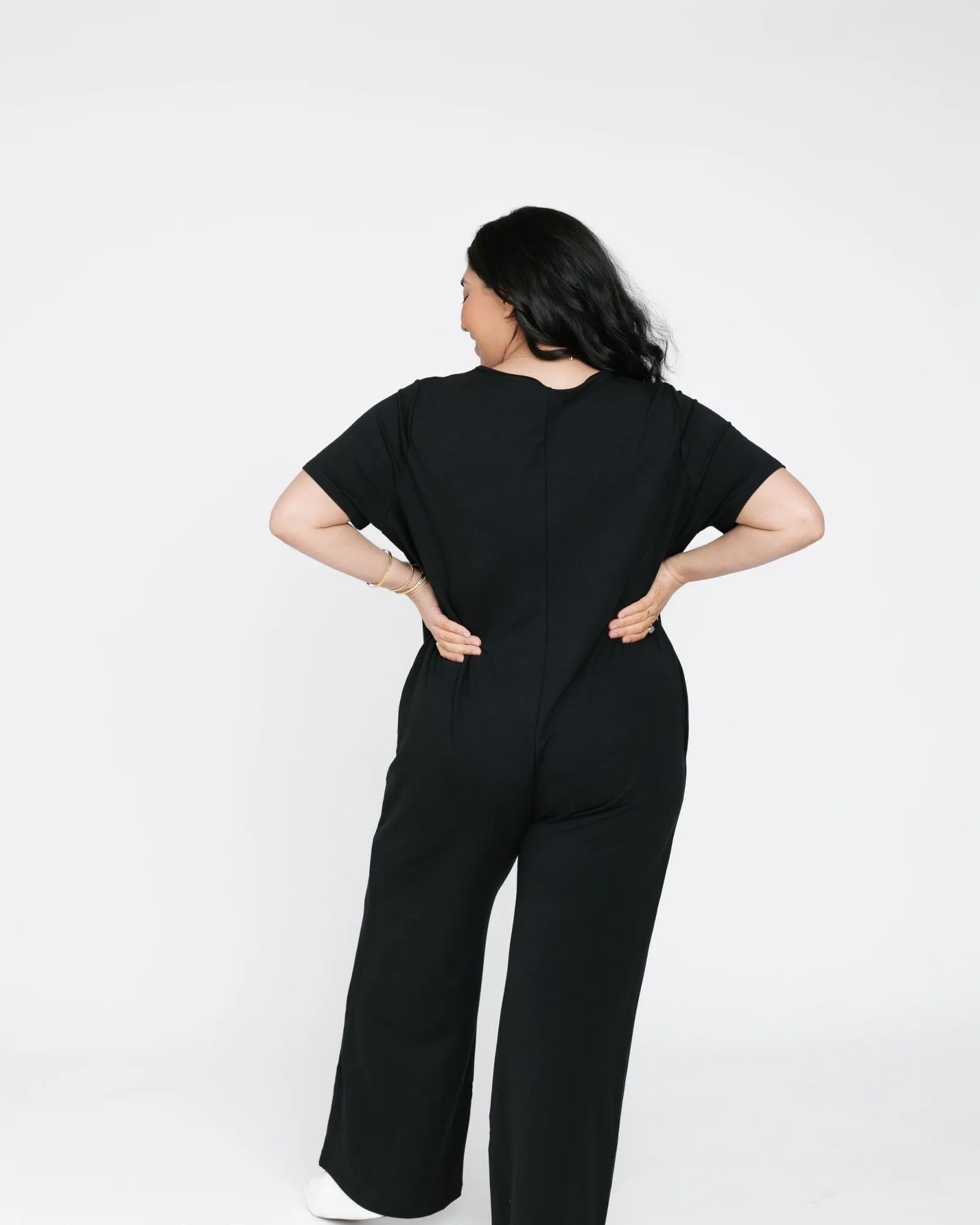 Morgan Romper | Midnight Black