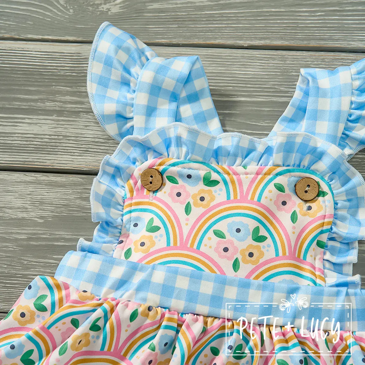 Mostly Sunny Halter Romper