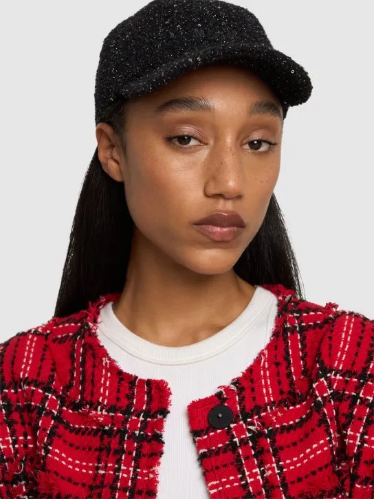 MSGM   Tweed baseball hat 