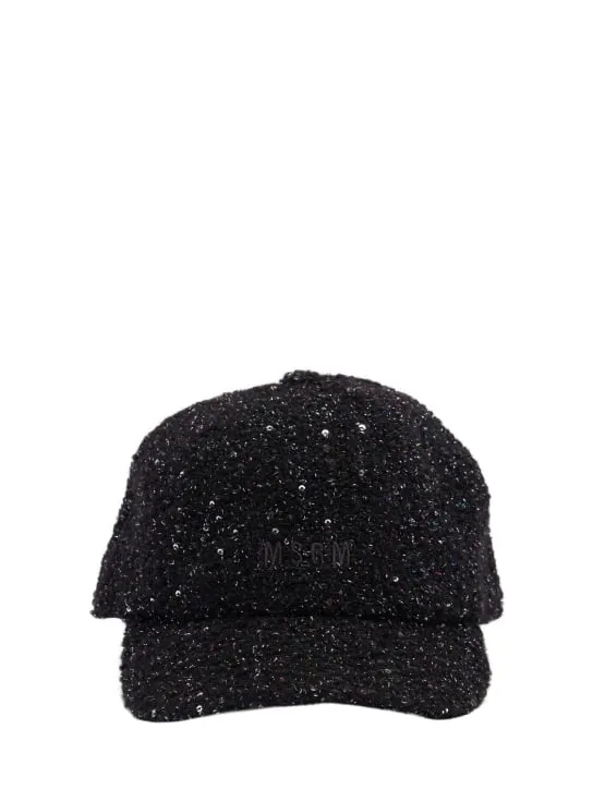 MSGM   Tweed baseball hat 