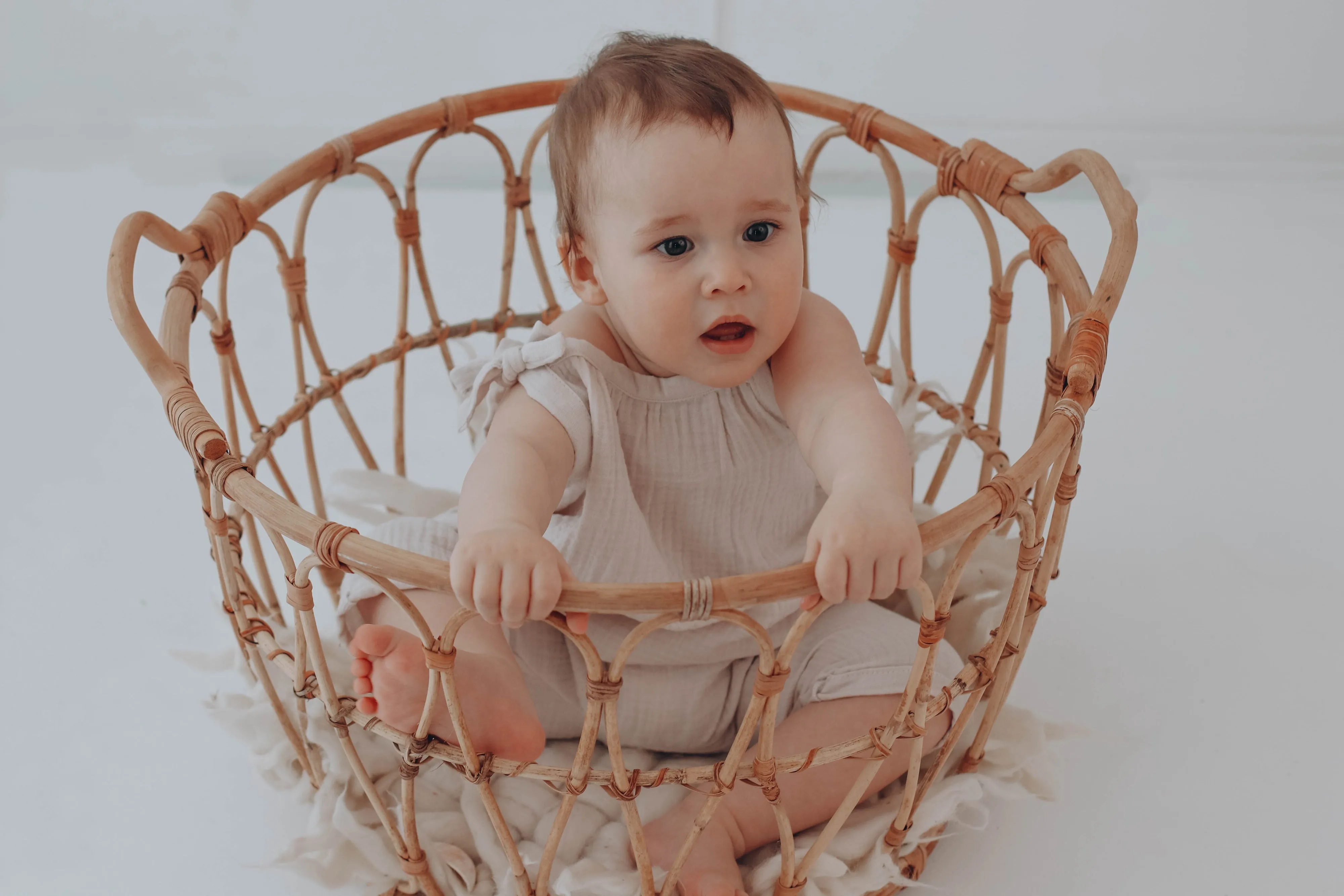 Muslin long leg romper with frills/ without frills