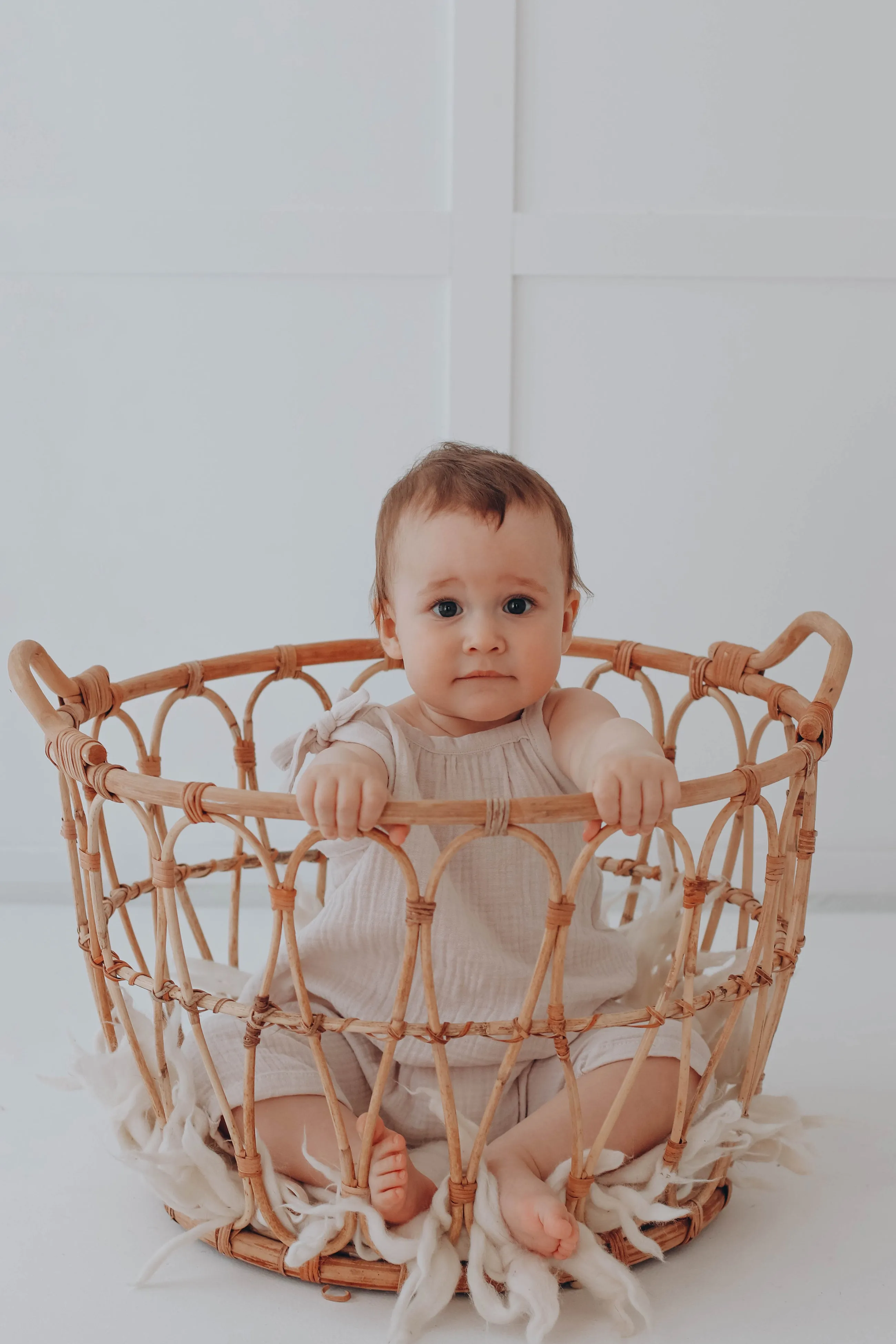 Muslin long leg romper with frills/ without frills