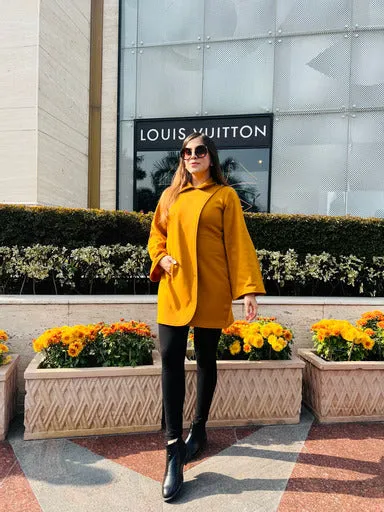 Mustard Wool Coat
