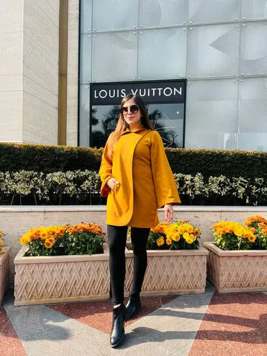 Mustard Wool Coat