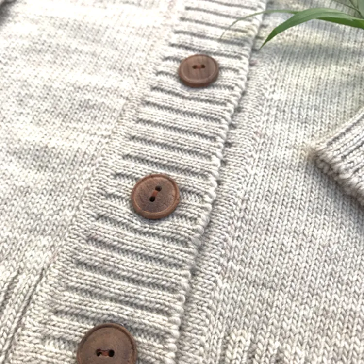 Narwhal Merino Wool Cardigan