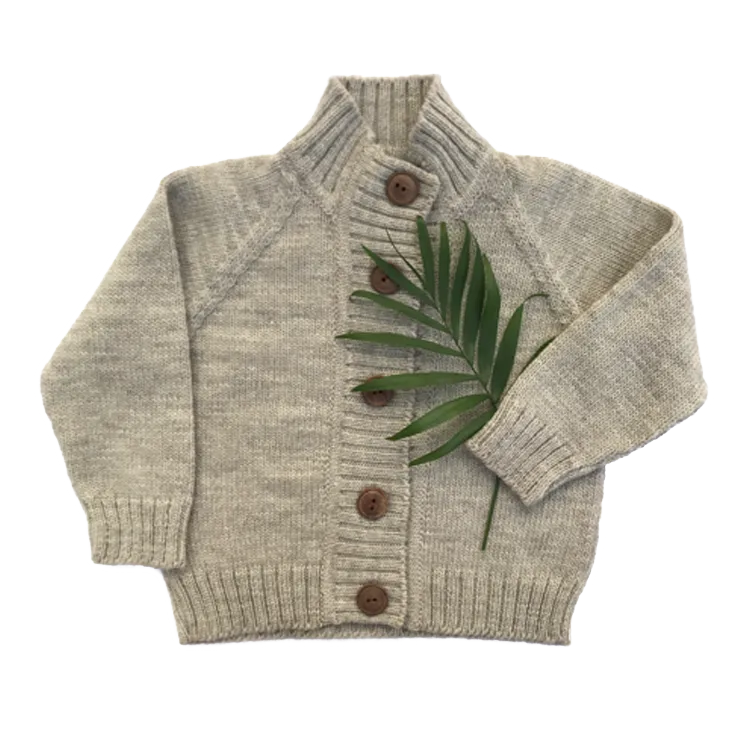 Narwhal Merino Wool Cardigan