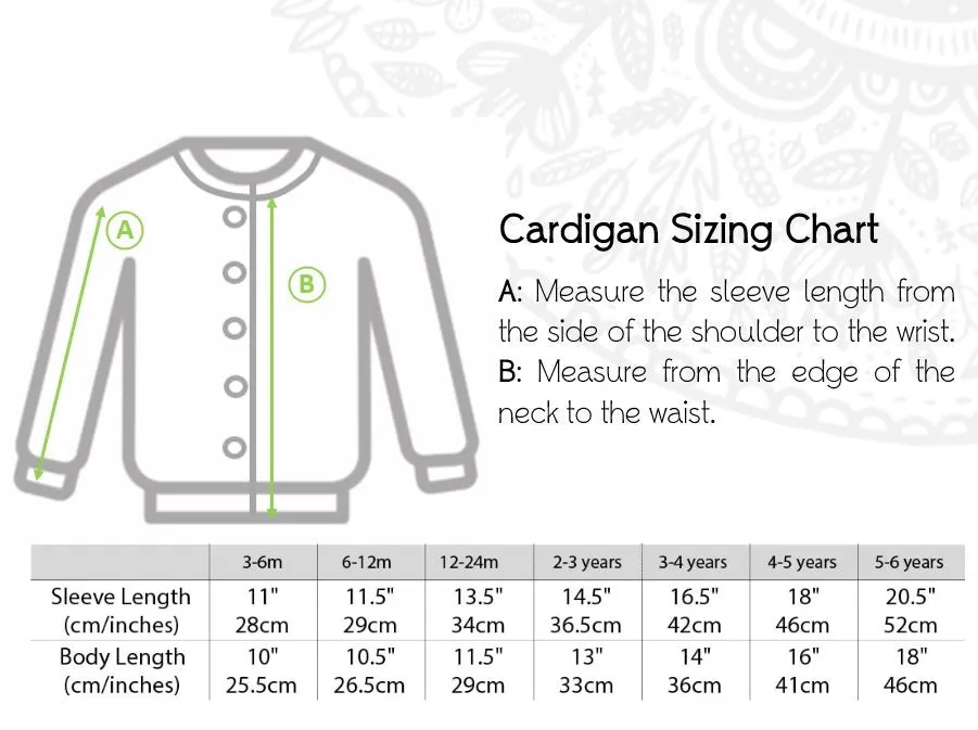 Narwhal Merino Wool Cardigan