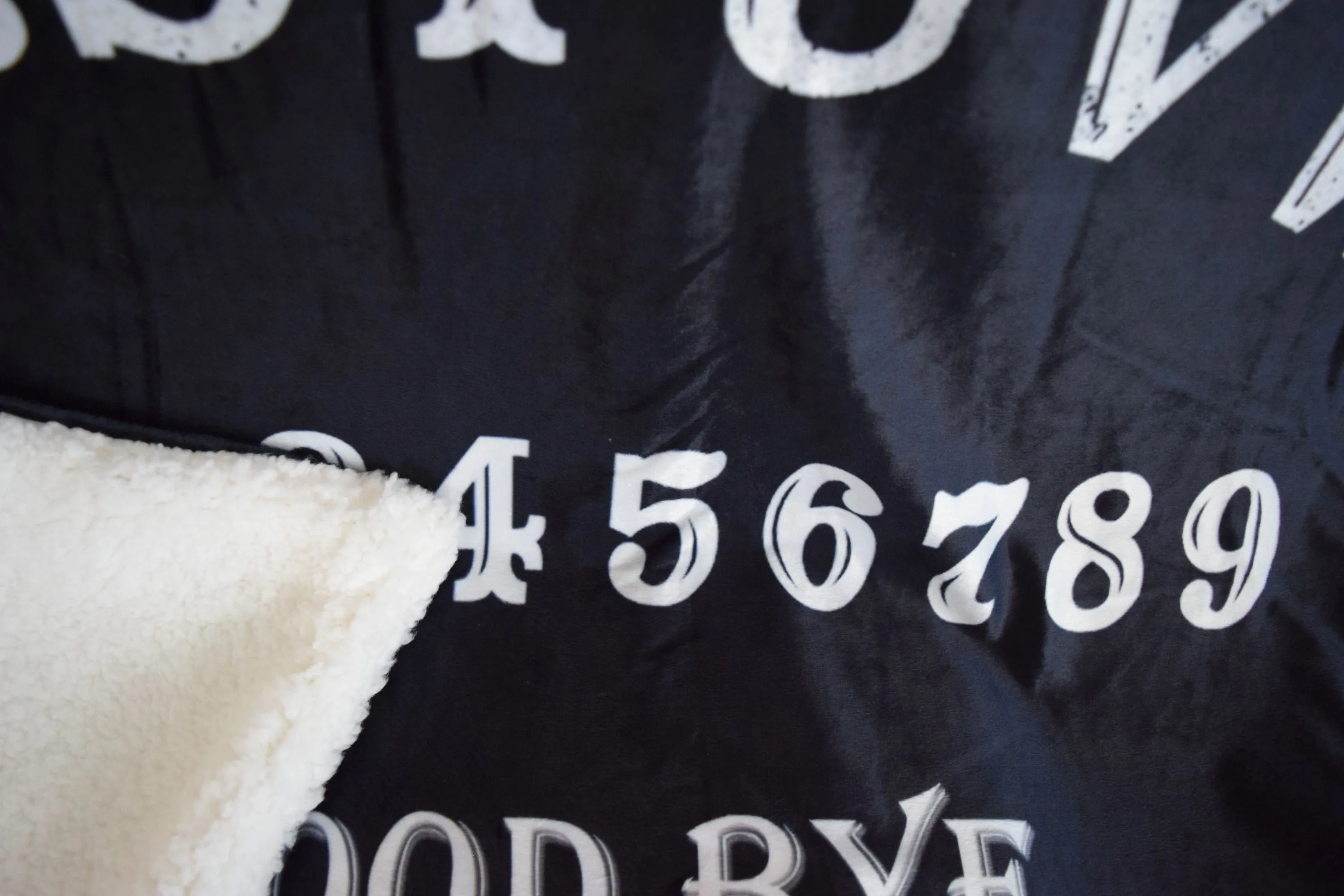 Nemesis Now Ouija Board Print Warm Blanket for Bed Couch Living Room All Season
