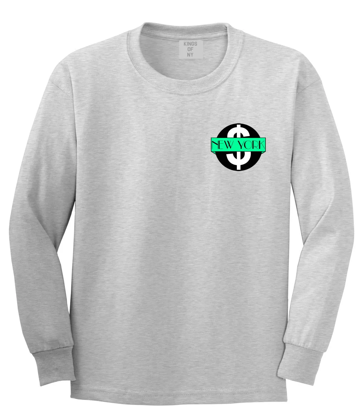 New York Mint Chest Logo Long Sleeve T-Shirt