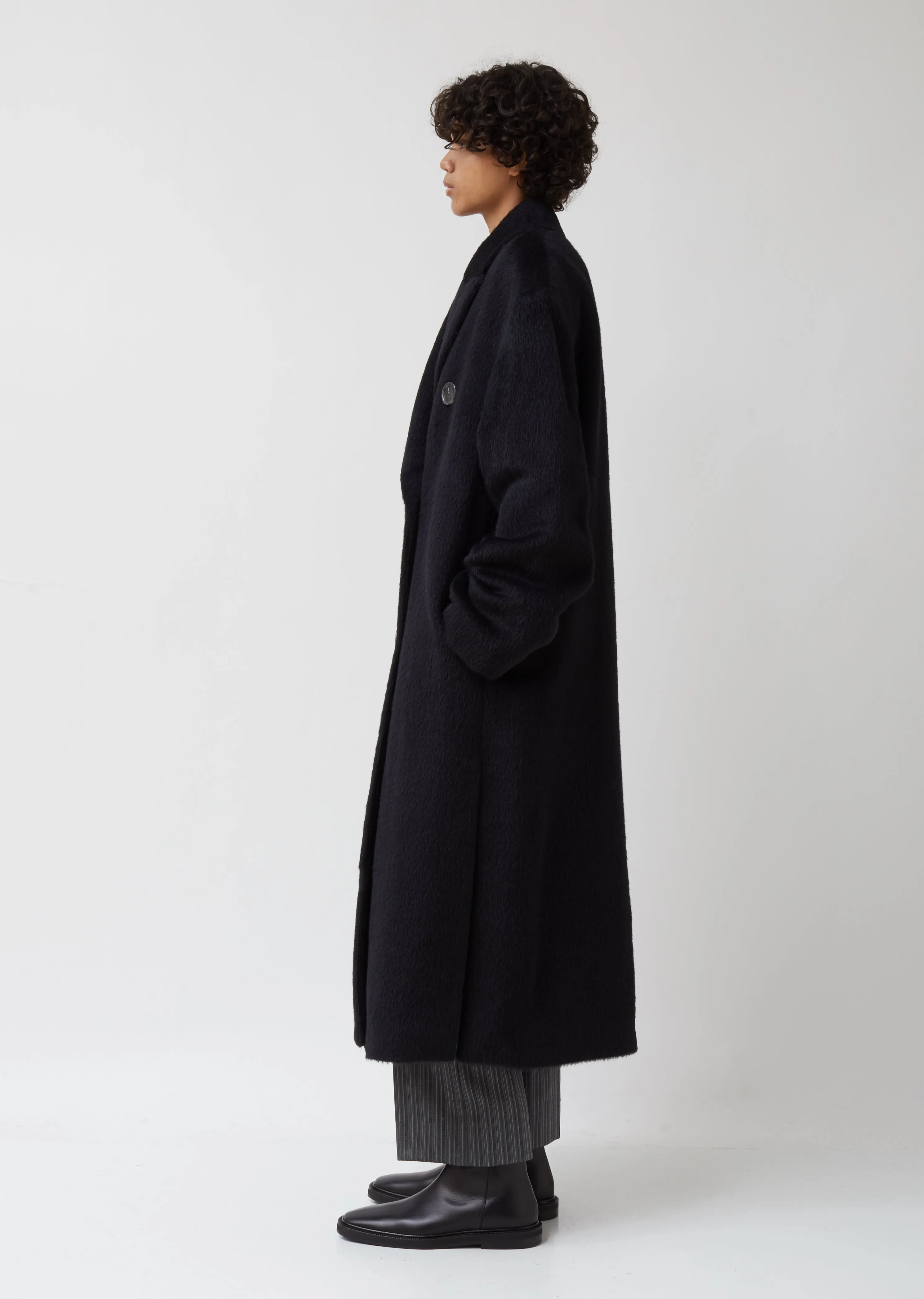 Octania Hairy Wool Coat
