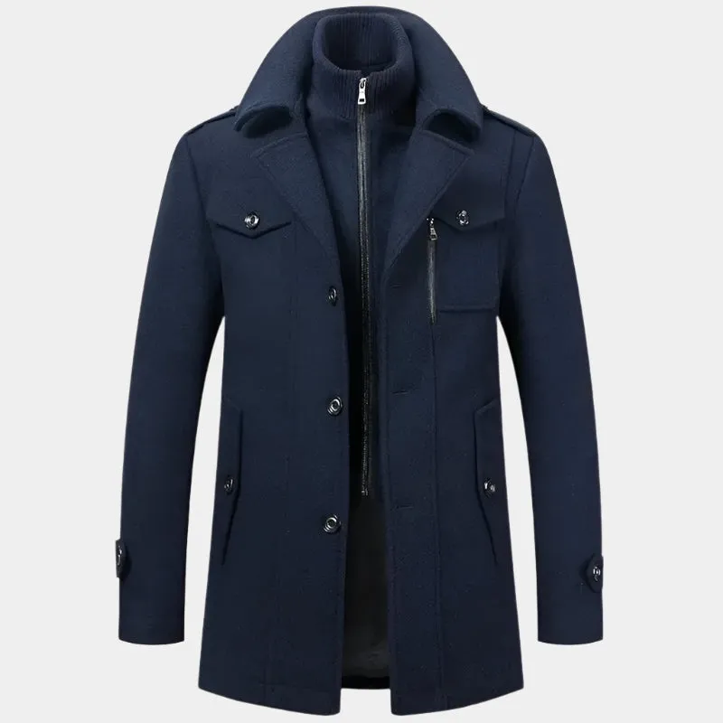 Old Money Two-Piece Winter Coat - Cross & Crown