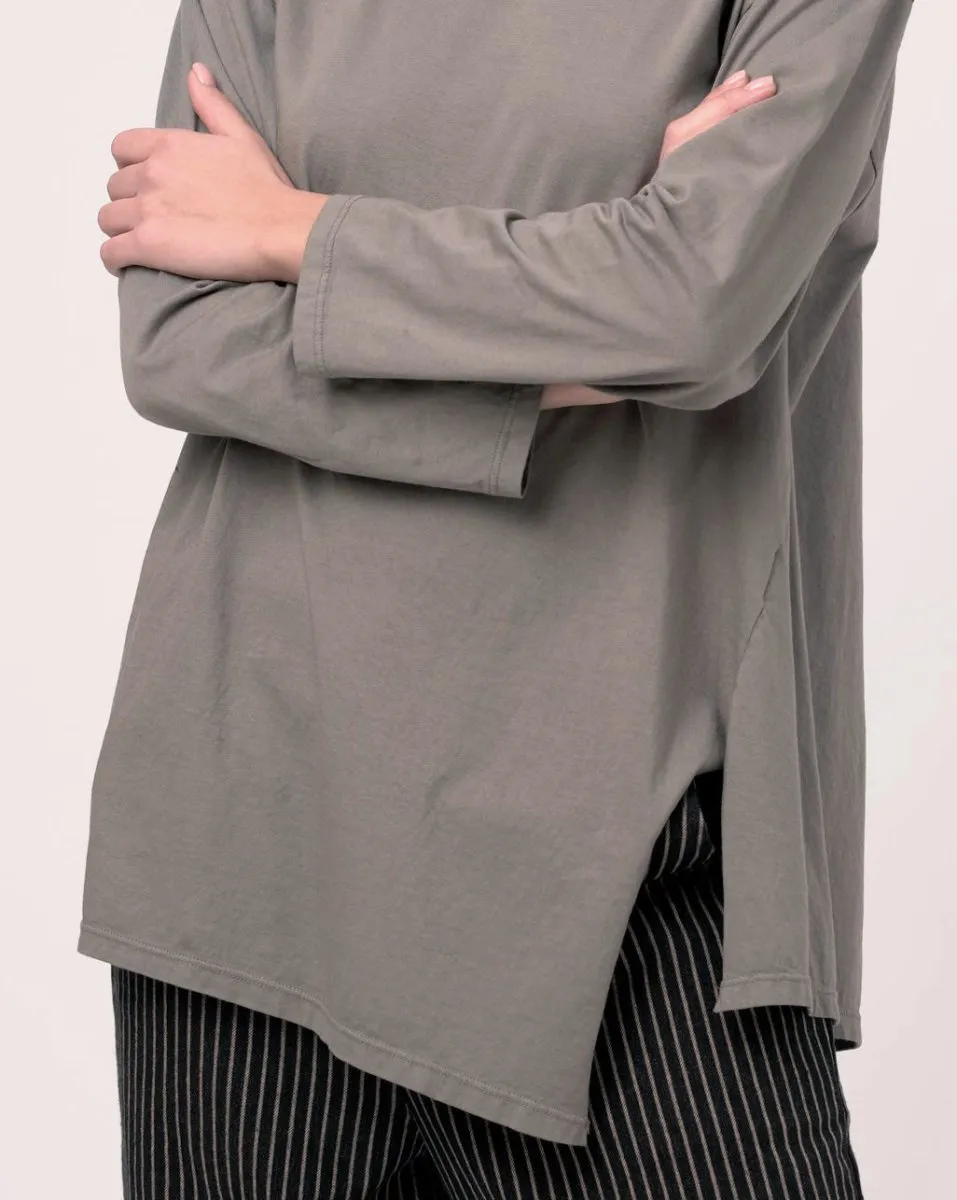 Oversized Longsleeve Cotton T-Shirt