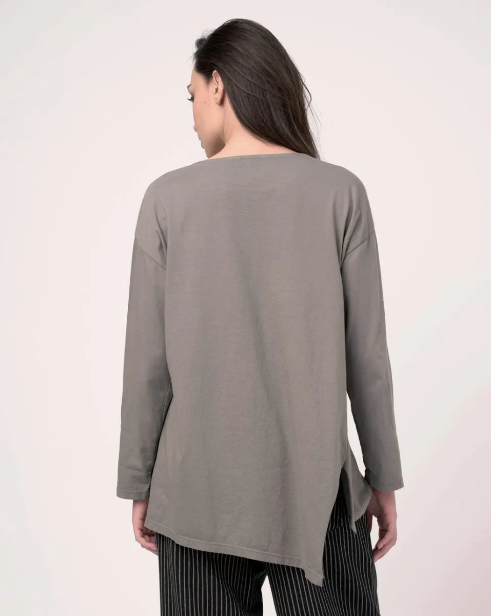 Oversized Longsleeve Cotton T-Shirt