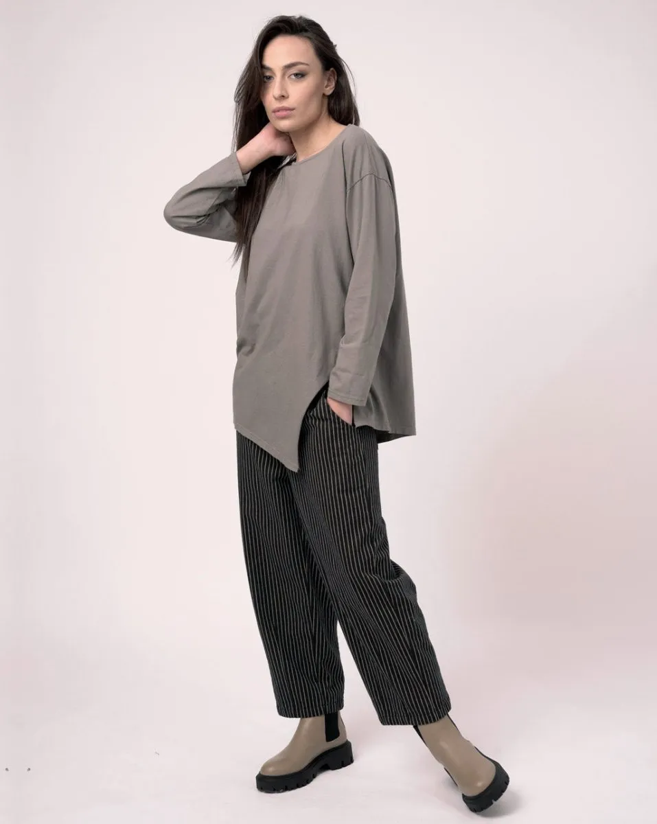 Oversized Longsleeve Cotton T-Shirt