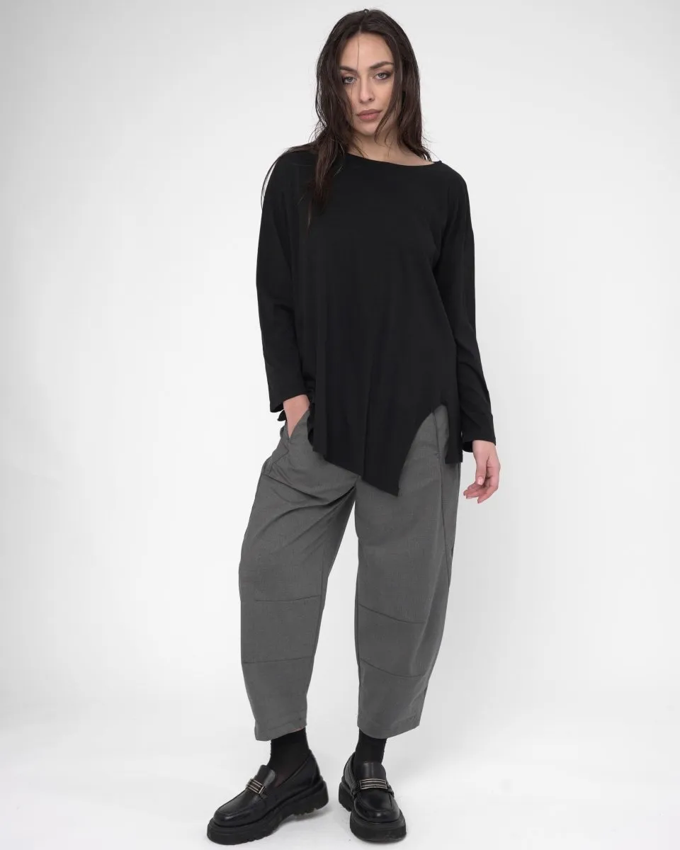 Oversized Longsleeve Cotton T-Shirt