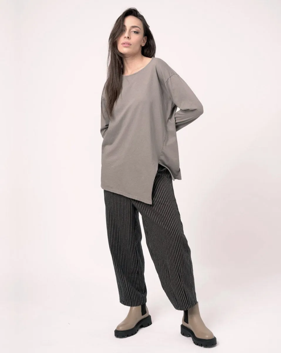 Oversized Longsleeve Cotton T-Shirt