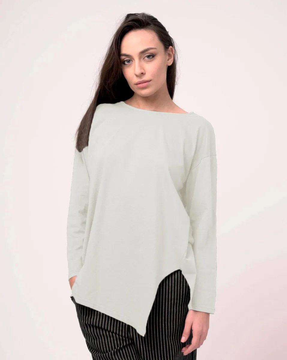Oversized Longsleeve Cotton T-Shirt