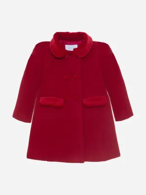 Patachou Baby Girls Traditional Coat in Red