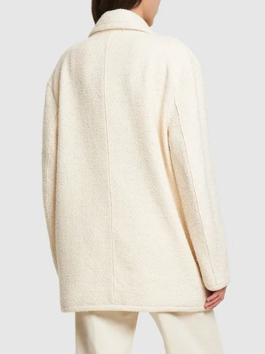 Philosophy Di Lorenzo Serafini   Single breasted bouclé jacket 