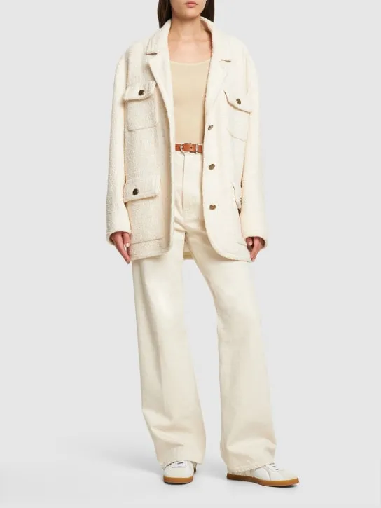 Philosophy Di Lorenzo Serafini   Single breasted bouclé jacket 