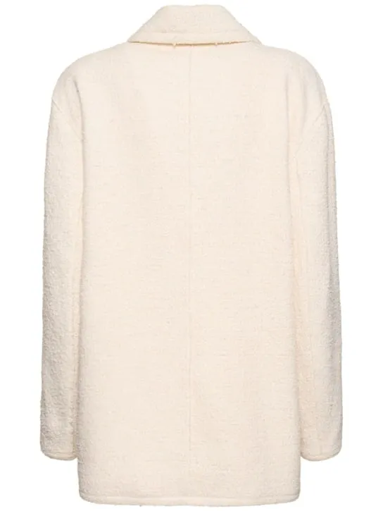 Philosophy Di Lorenzo Serafini   Single breasted bouclé jacket 