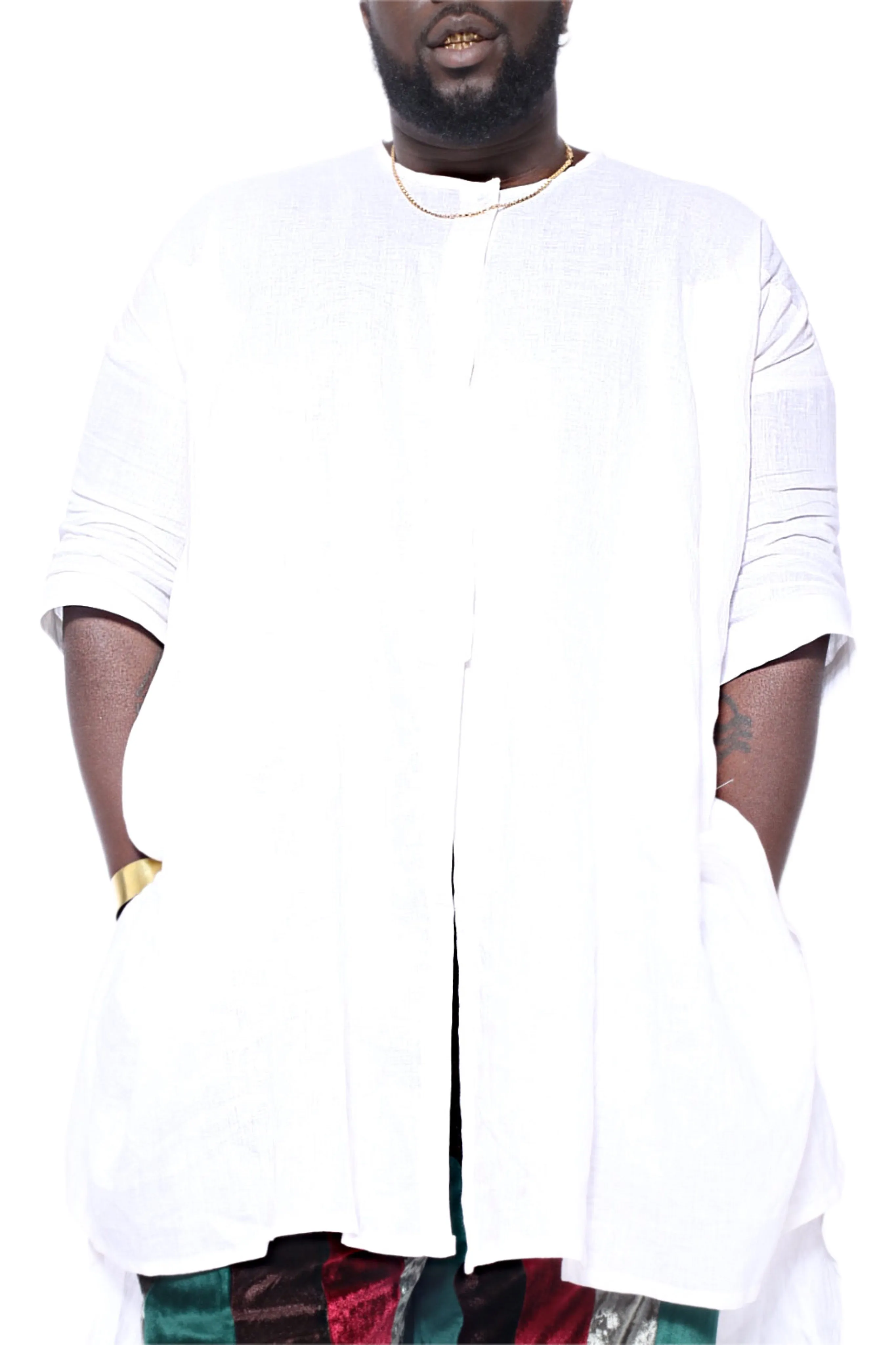 Pointe Linen-Gauze Tunic