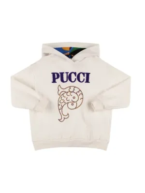 Pucci   Embroidered cotton hoodie 