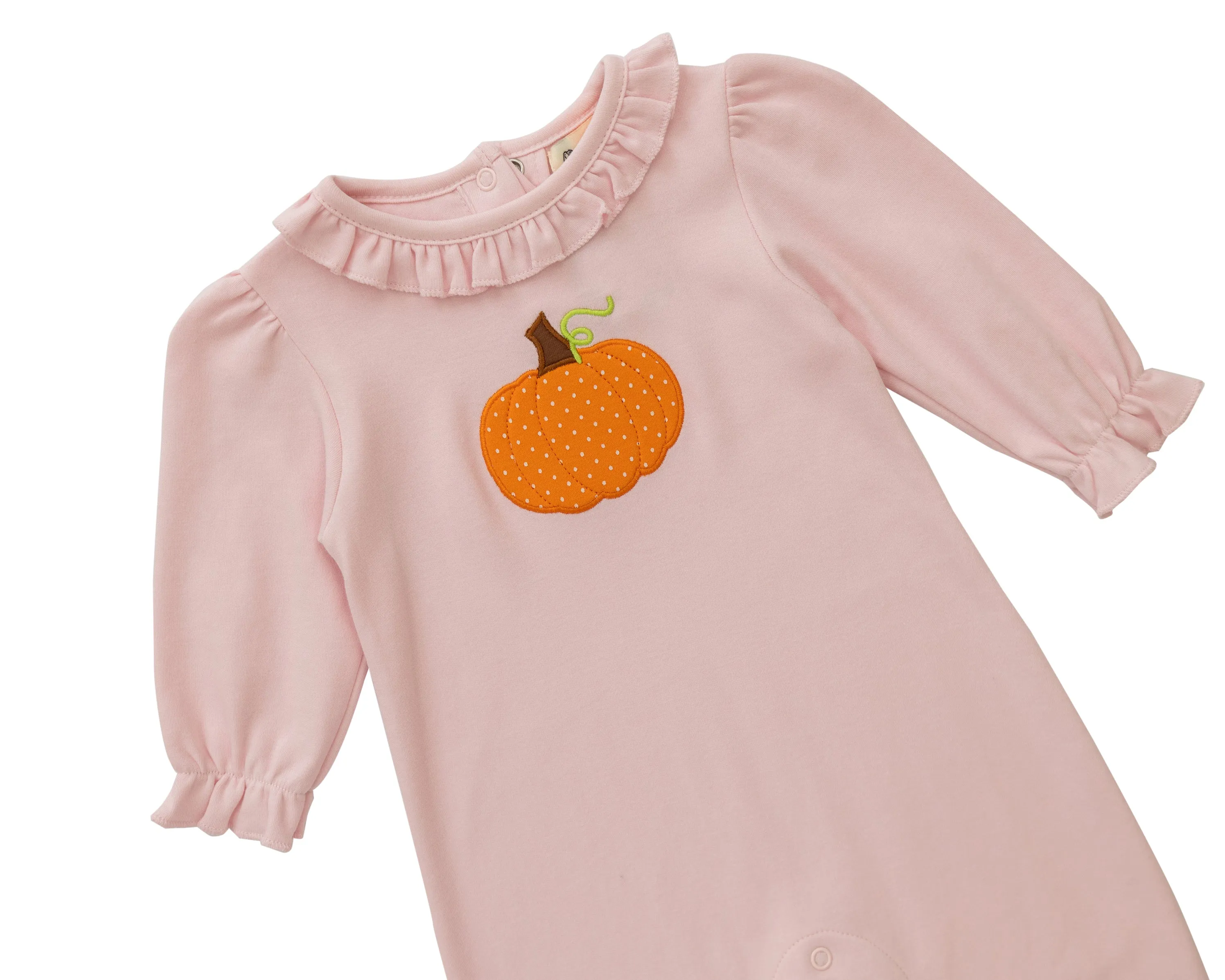 Pumpkin Ruffle Romper