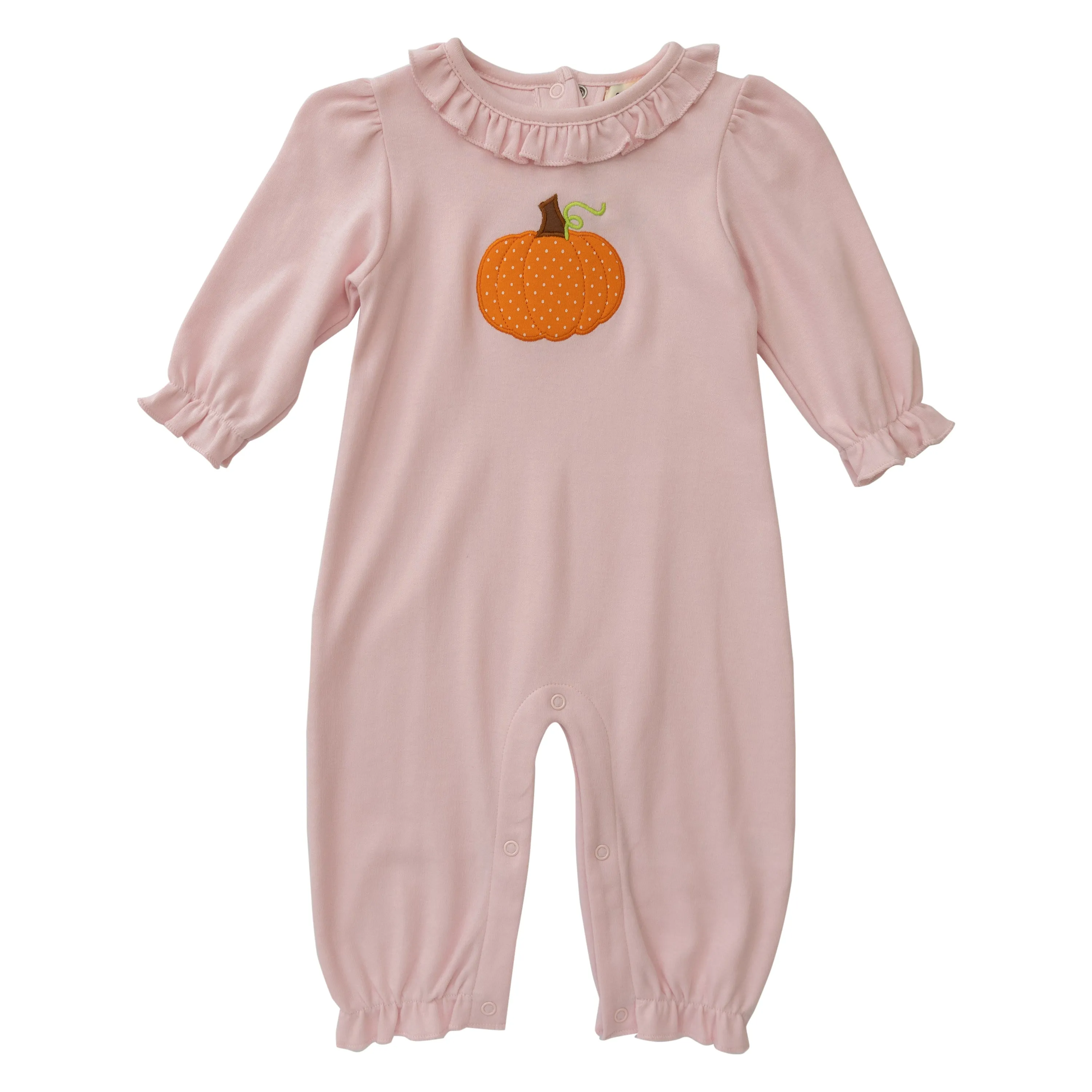 Pumpkin Ruffle Romper