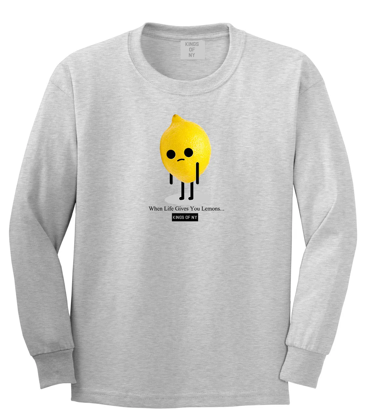 Sad Lemon Long Sleeve T-Shirt