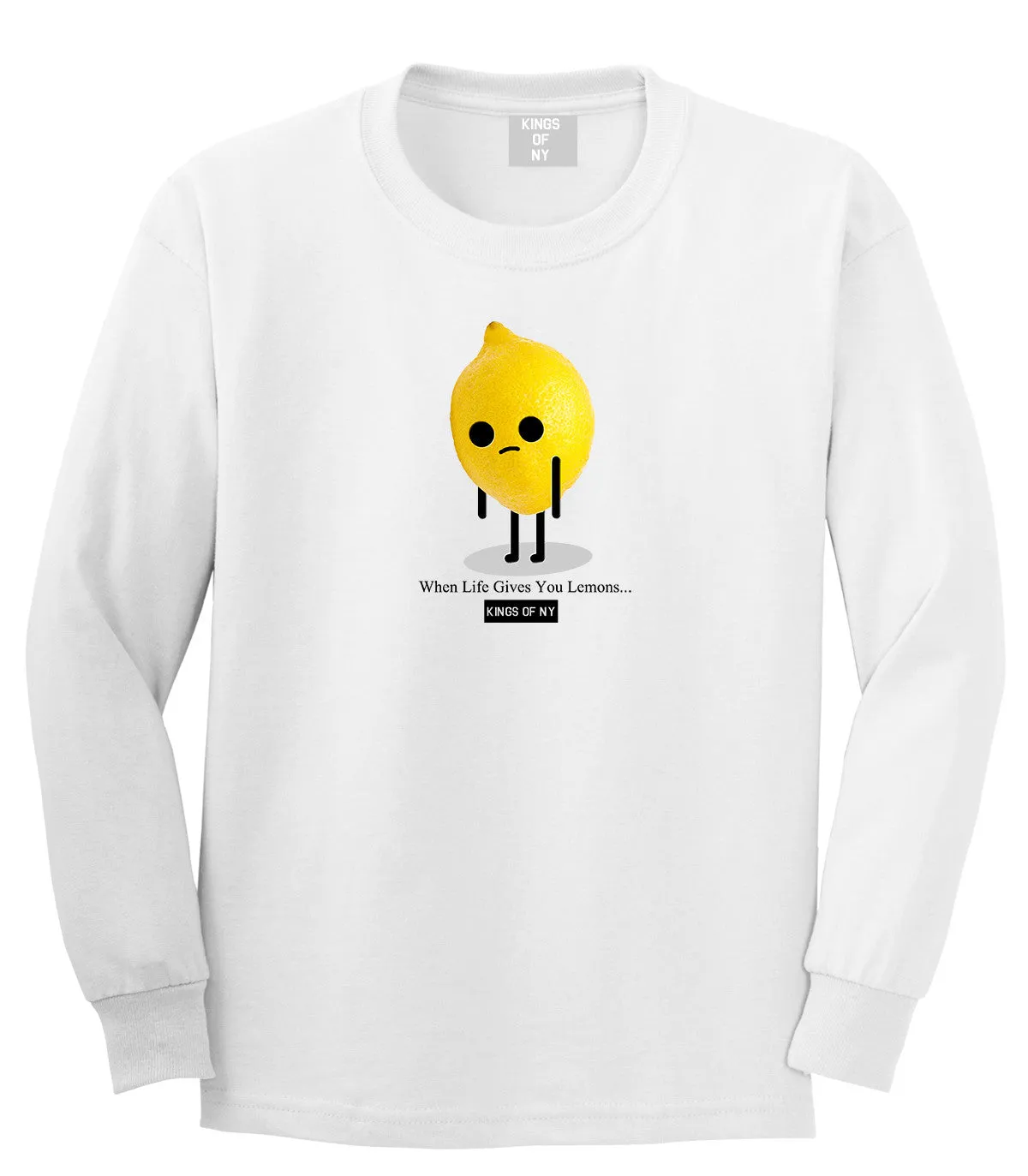 Sad Lemon Long Sleeve T-Shirt