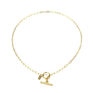 Sadie Necklace – Sleek Gold Chain for Layering
