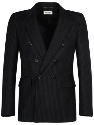Saint Laurent   Double breast wool blend jacket 