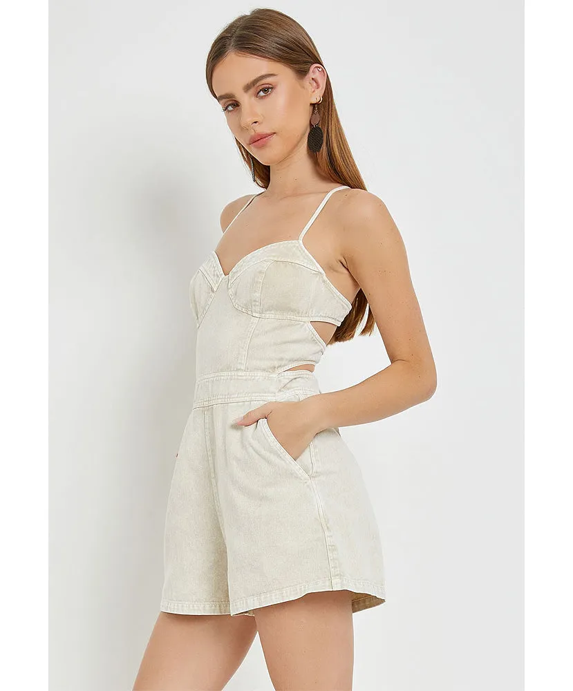Saturdays Down South Denim Romper