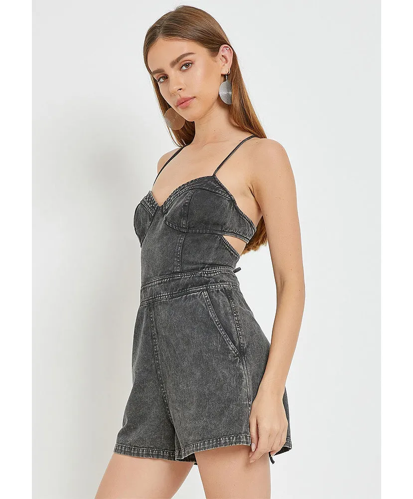 Saturdays Down South Denim Romper