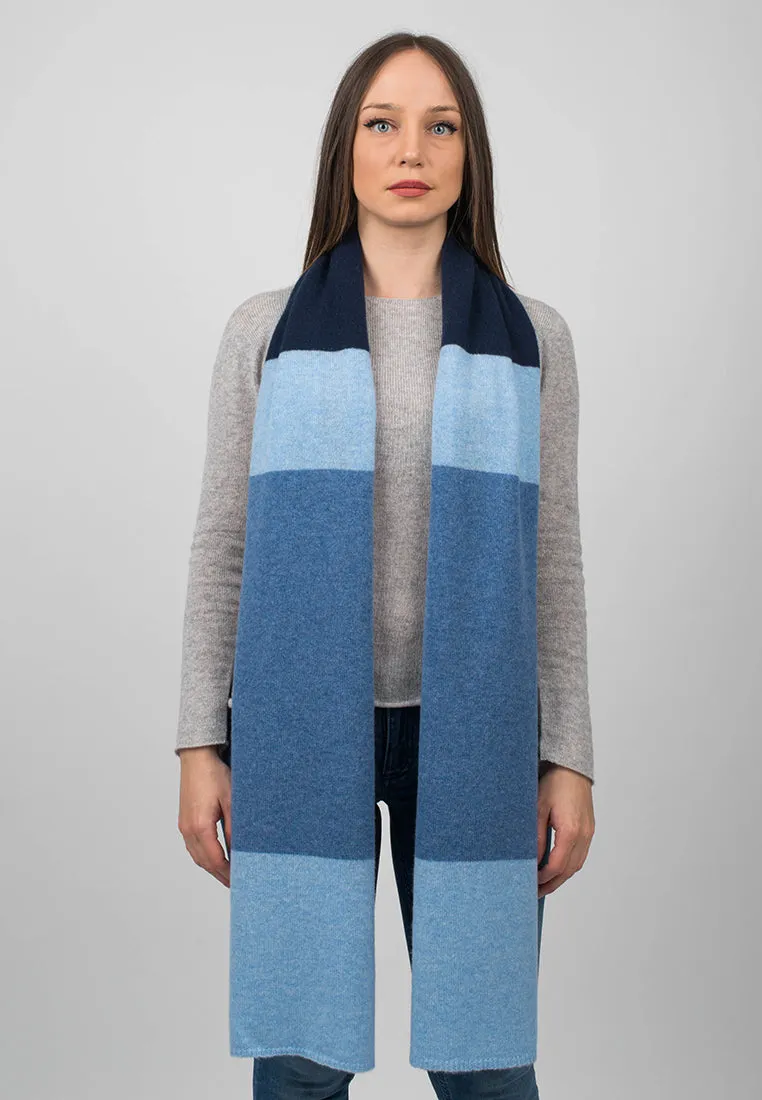 Sciarpa 3 colori 100% Cashmere