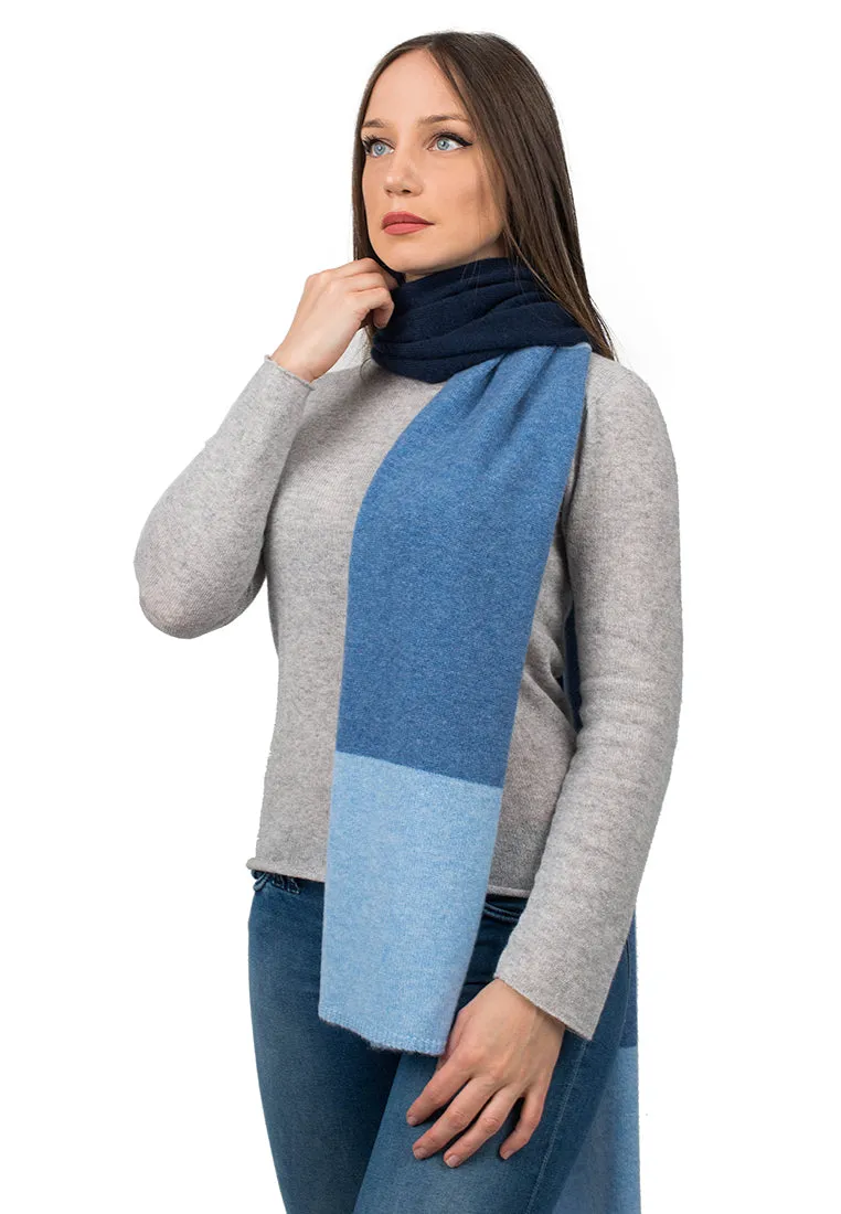 Sciarpa 3 colori 100% Cashmere