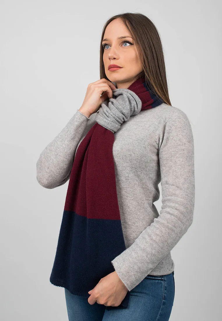 Sciarpa 3 colori 100% Cashmere