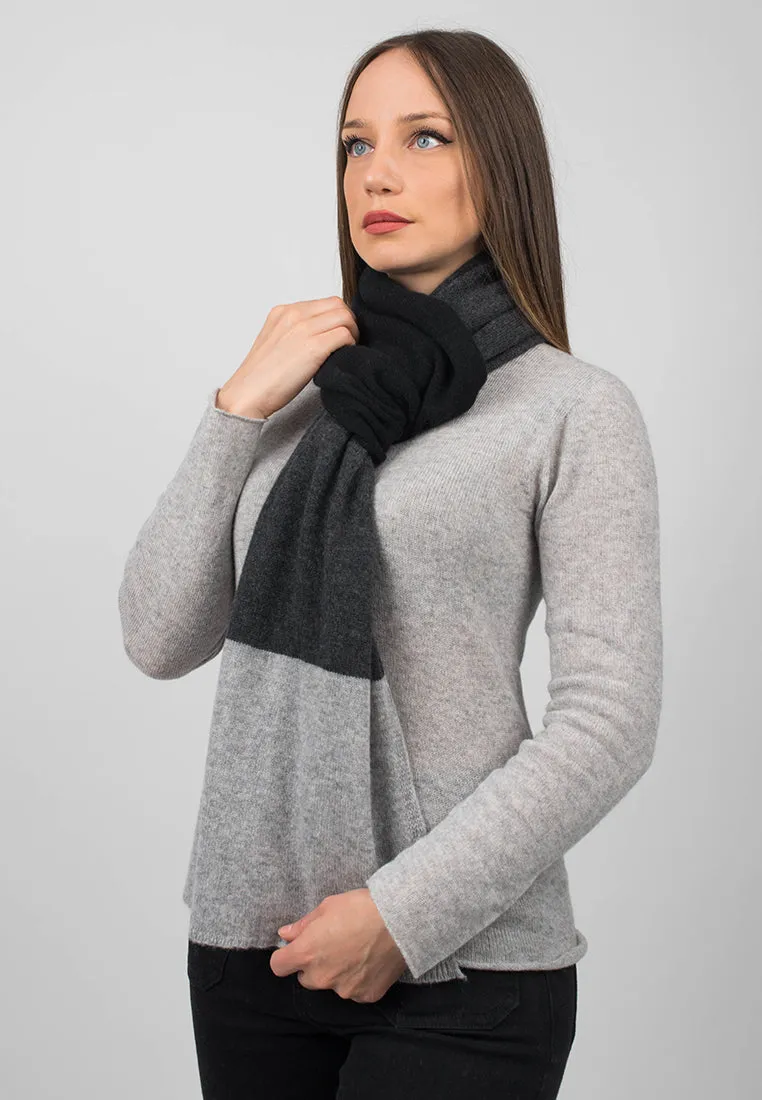 Sciarpa 3 colori 100% Cashmere