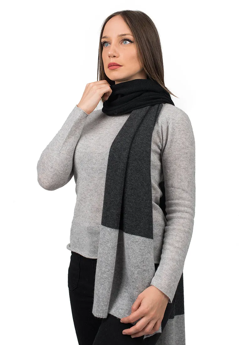 Sciarpa 3 colori 100% Cashmere