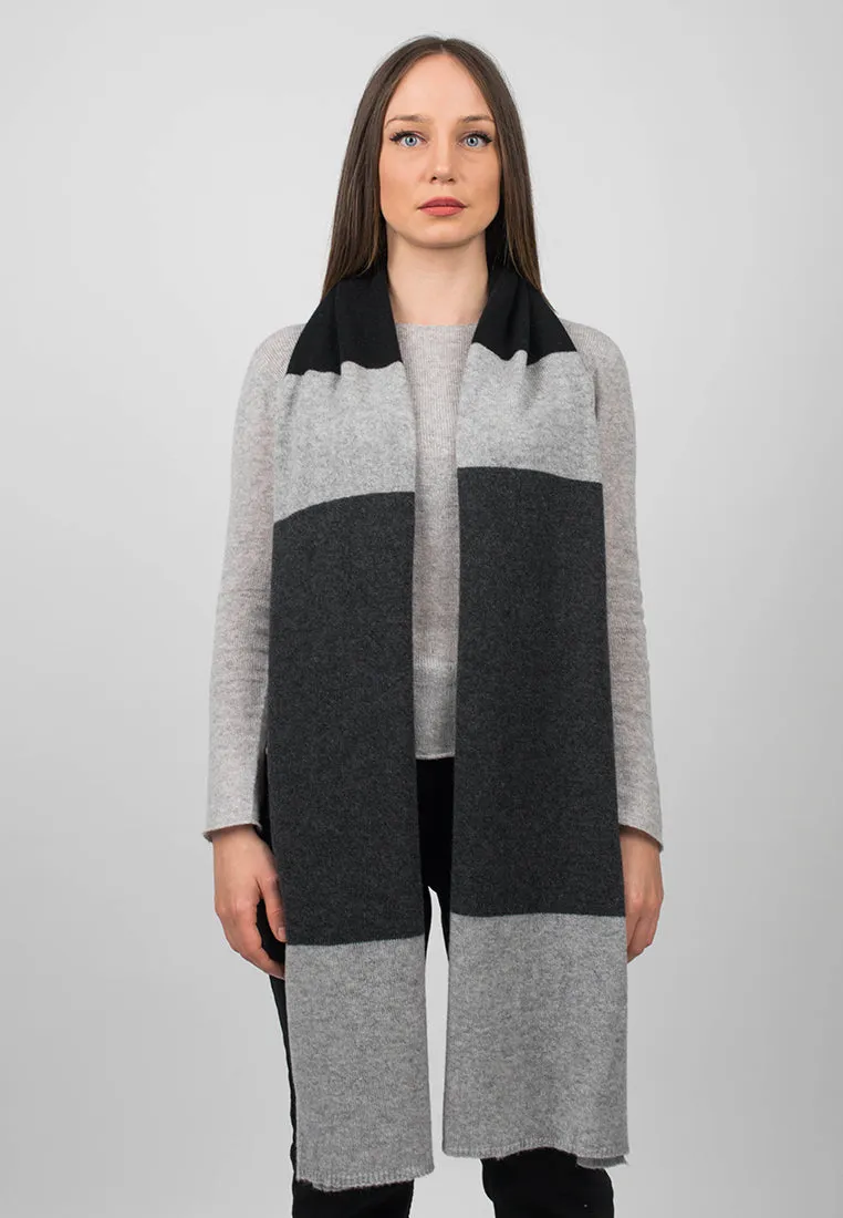 Sciarpa 3 colori 100% Cashmere