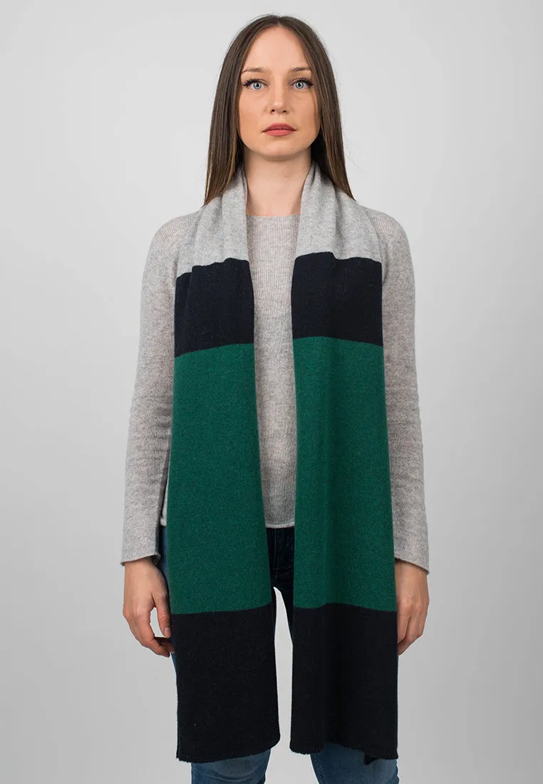 Sciarpa 3 colori 100% Cashmere