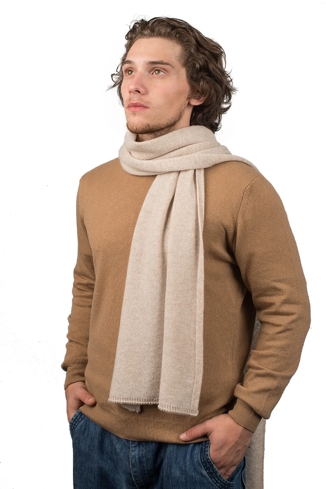 Sciarpa ampia 100% Cashmere